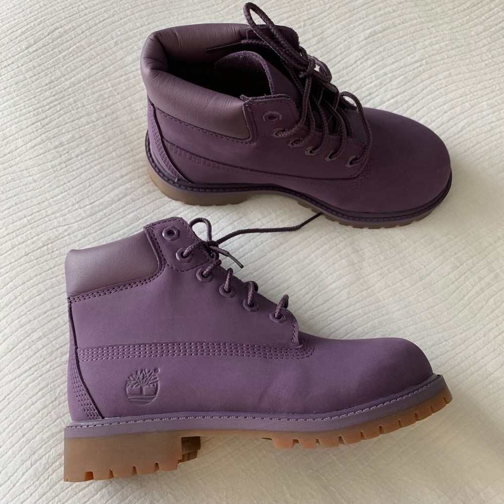 Purple timberland boots - Picture 1 of 5